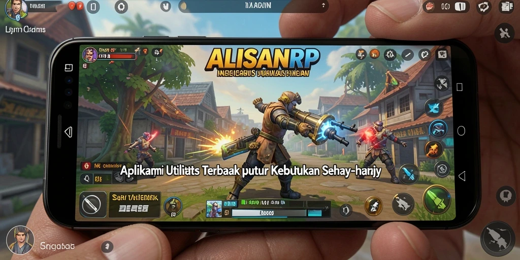 Tampilan utama aplikasi ALISANRP yang mudah digunakan dan fungsional.