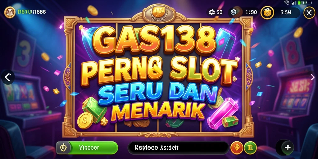 Tampilan menarik dari gameplay Slot GAS138 dengan berbagai tema.