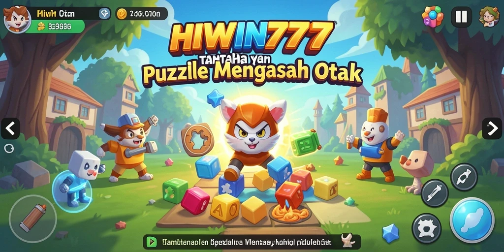 Tampilan gameplay HIWIN777 yang seru dan penuh warna.