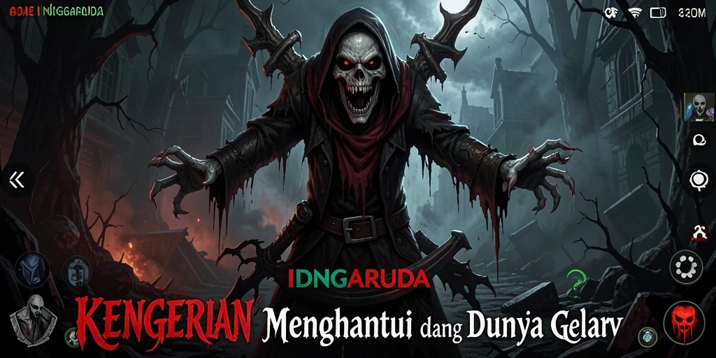 Screenshot utama IDNGARUDA menampilkan gameplay seram dan menegangkan.