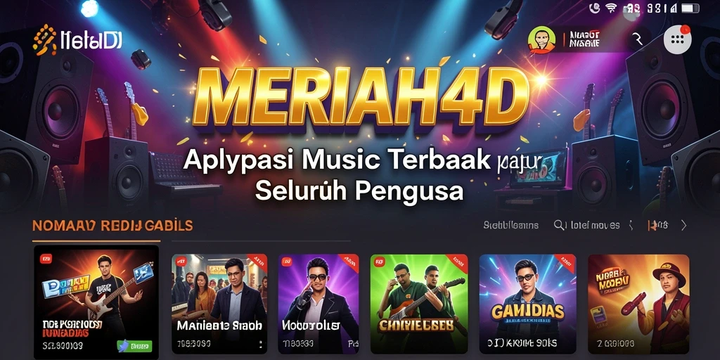 Tampilan gameplay <strong>MERIAH4D</strong> yang menarik dan penuh warna.