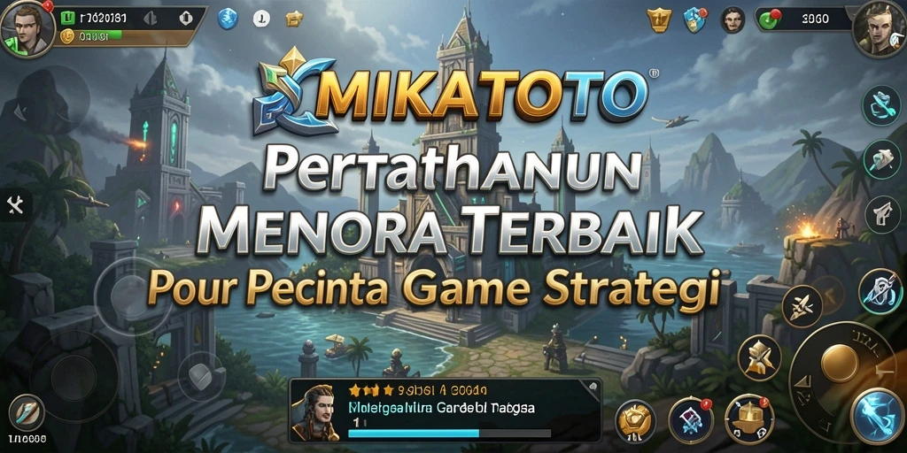 Screenshot MIKATOTO menampilkan aksi menara bertahan dari serangan musuh.