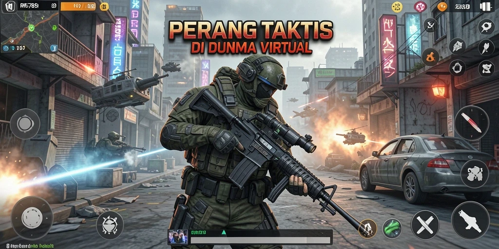 Screenshot utama RP6789 menampilkan aksi seru dalam gameplay TPS.