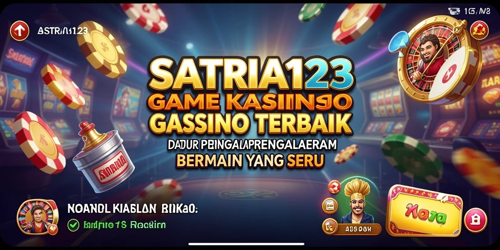 Tampilan menarik dari gameplay Kasino di SATRIA123.