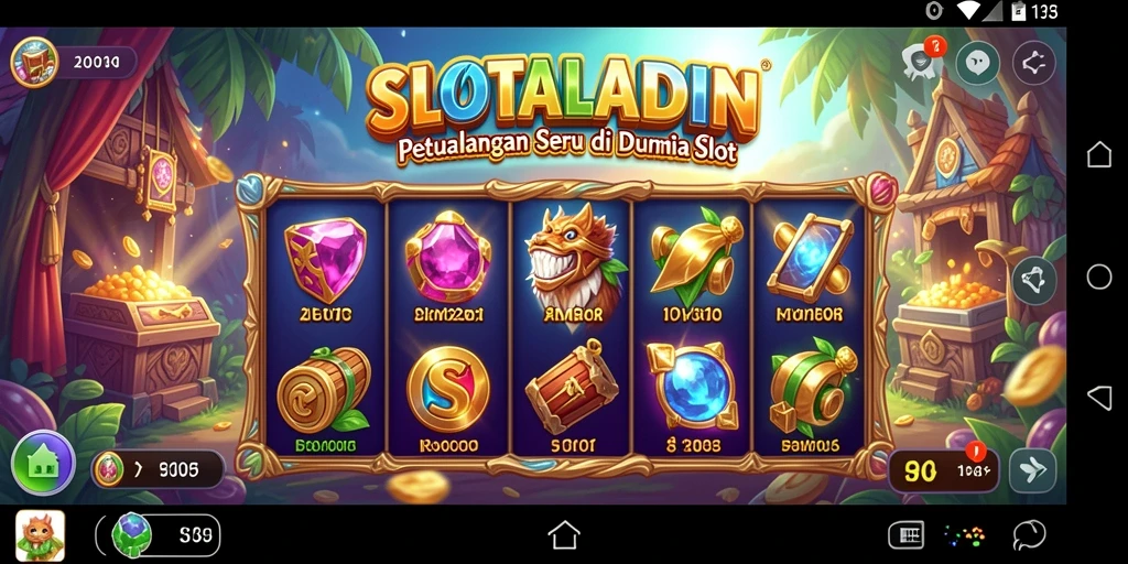 Tampilan gameplay SLOTALADIN yang memukau dan penuh tantangan.