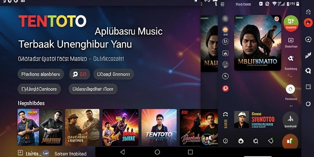 Tampilan gameplay TENTOTO yang menarik dan penuh warna.